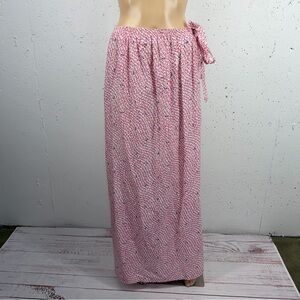 Vintage Tricots St Raphael Women’s Small Floral Maxi Skirt Cover Up Resort Wear